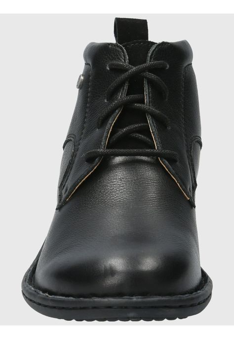 Botin Cuero Mujer Sajon Negro-3