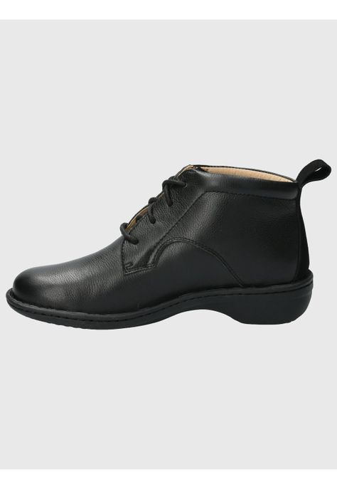 Botin Cuero Mujer Sajon Negro-5