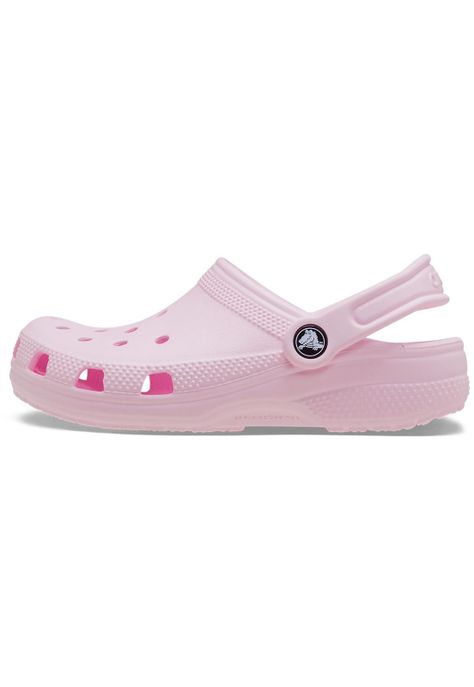 Zueco Crocs Niña Classic Clog Rosa-1