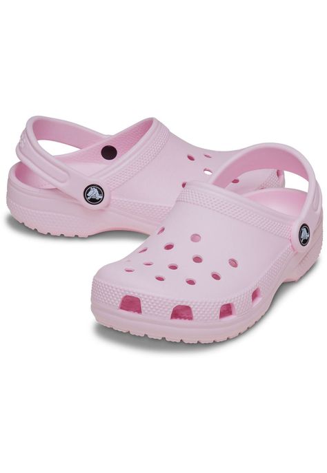 Zueco Crocs Niña Classic Clog Rosa-3