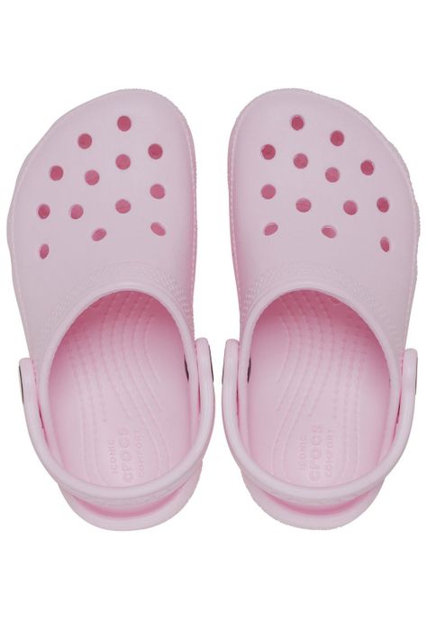 Zueco Crocs Niña Classic Clog Rosa-4
