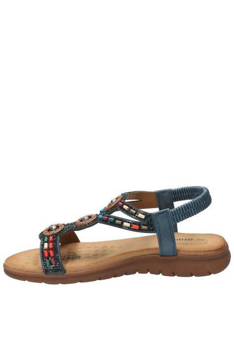 Sandalia Vanny Azul Mujer-5
