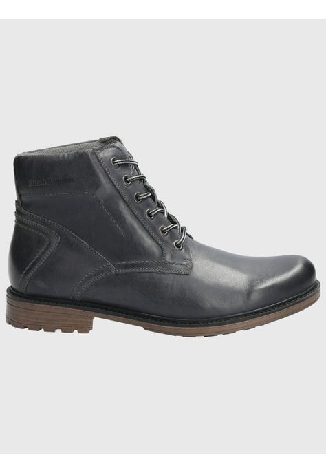 Botin Cuero Hombre Quero Gris-1