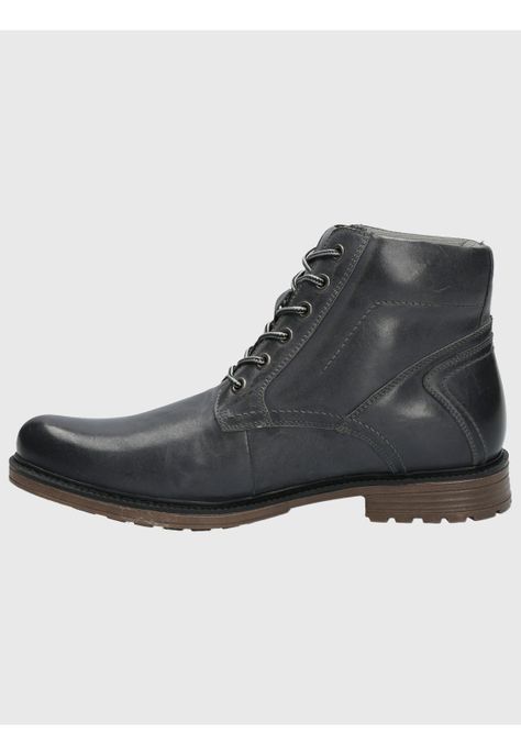 Botin Cuero Hombre Quero Gris-5