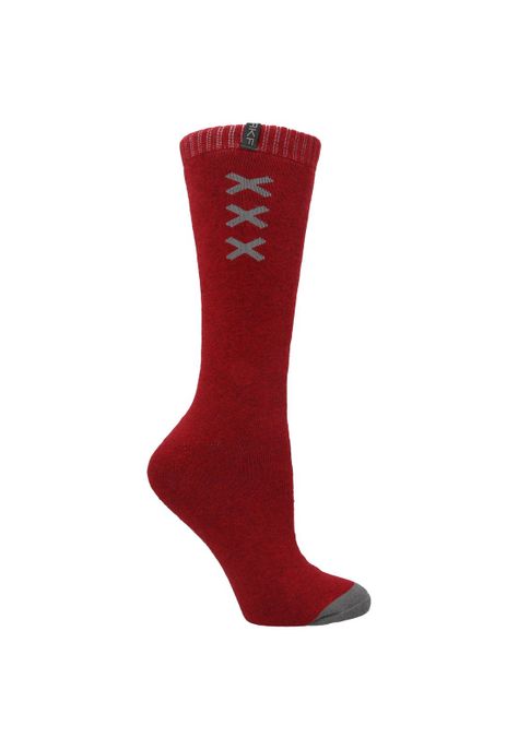 Calcetín Heavy X Rojo Mujer-0
