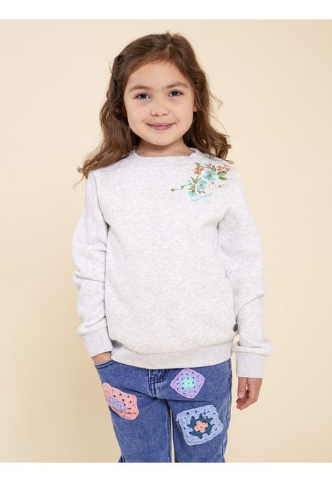 Polerón Niña Dakota Gris-3