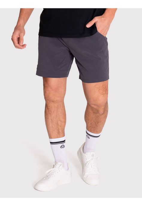 Short deportivo Hombre Training Gris Oscuro-0