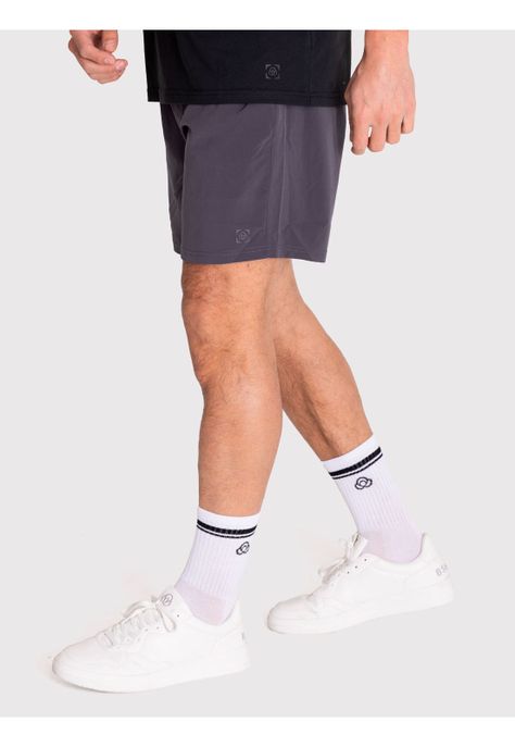 Short deportivo Hombre Training Gris Oscuro-2