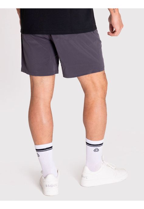Short deportivo Hombre Training Gris Oscuro-3