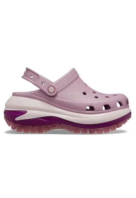 Zueco Crocs Mujer Mega Crush Clog Rosado-0