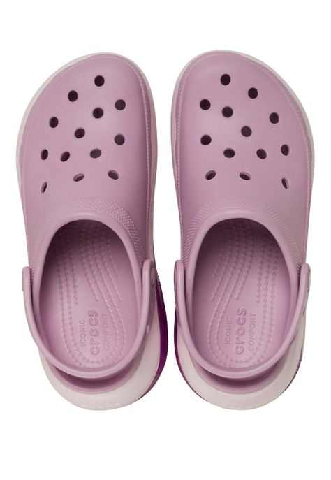 Zueco Crocs Mujer Mega Crush Clog Rosado-4