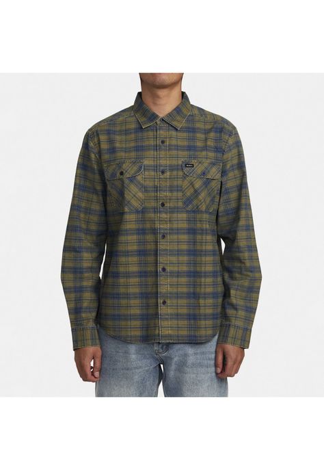 Camisa M/L Hombre Panhandle Ls Fl M Wv Verde-0