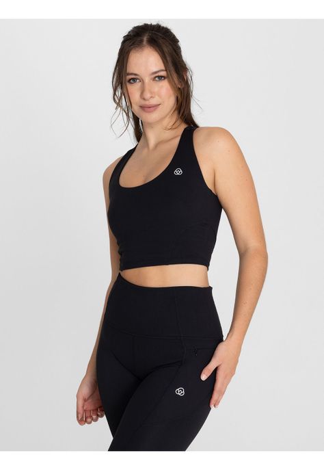 Peto deportivo Mujer Demi Negro-1