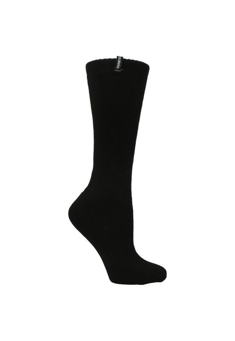 Calcetín Heavy Knit Negro Mujer-0