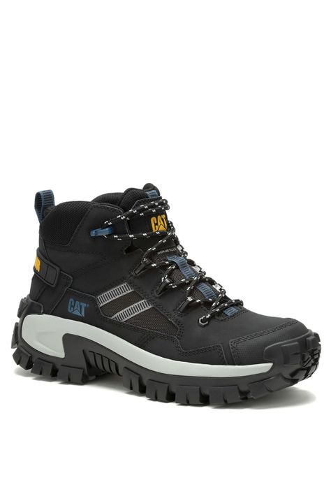 Bota cuero Invader Mid Vent Ct Negro Hombre-0