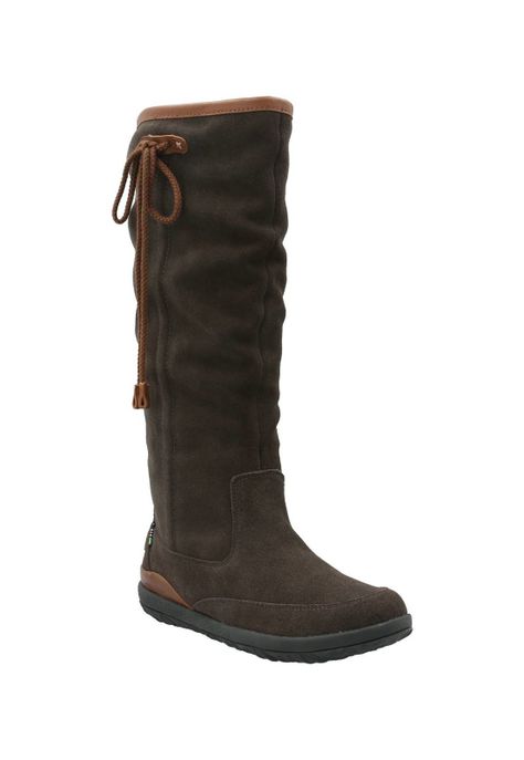 Bota Cuero Mujer New Amboro Gris-1
