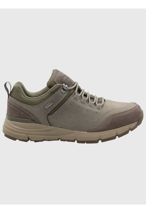 Zapatilla Cuero Hombre Aeon Gris-1