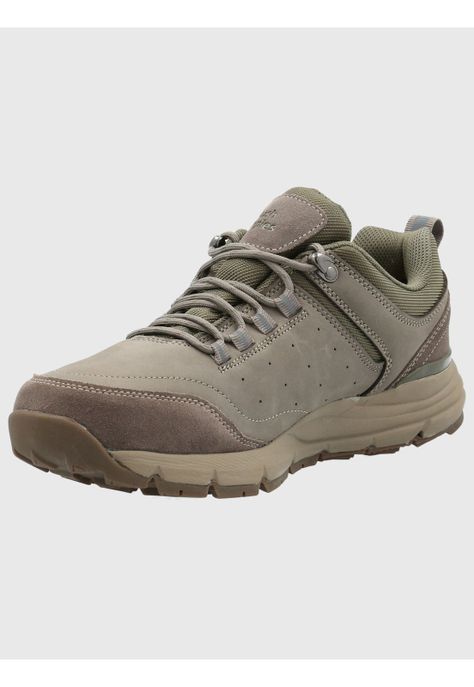 Zapatilla Cuero Hombre Aeon Gris-4