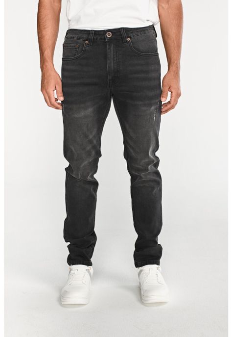Jeans Skinny Hombre Triblend Stretch Denim Gris CAT-5