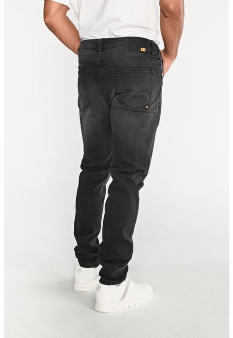 Jeans Skinny Hombre Triblend Stretch Denim Gris CAT-7