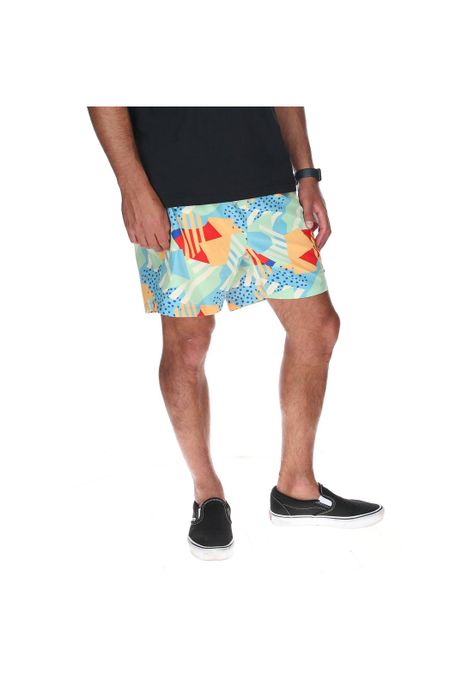 Traje De Baño Hombre Stomp Azul-4