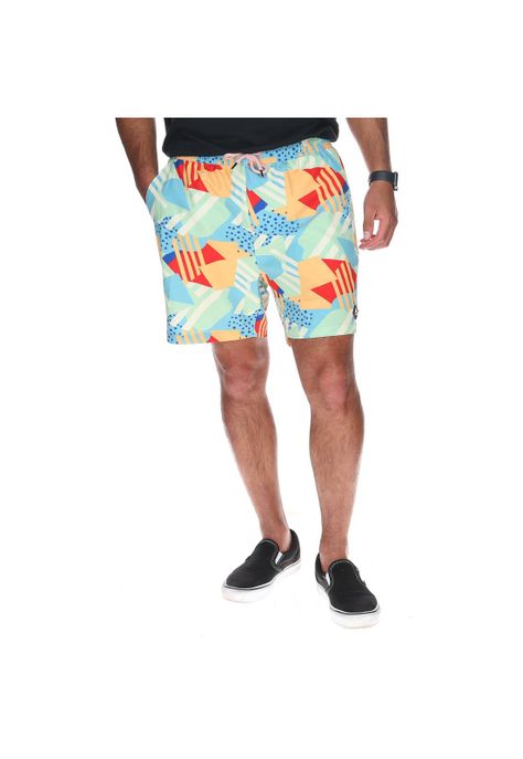 Traje De Baño Hombre Stomp Azul-5