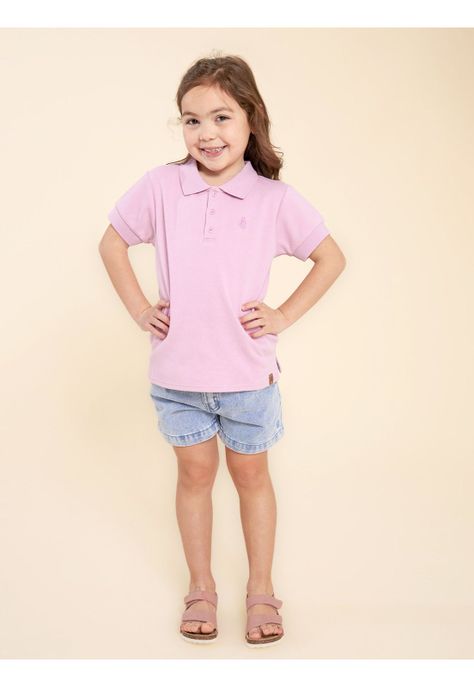 Polera Niña Springboks Rosado-1