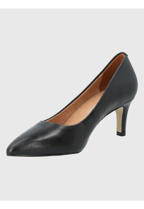 Zapato Cuero Negro Mujer Arosa -3