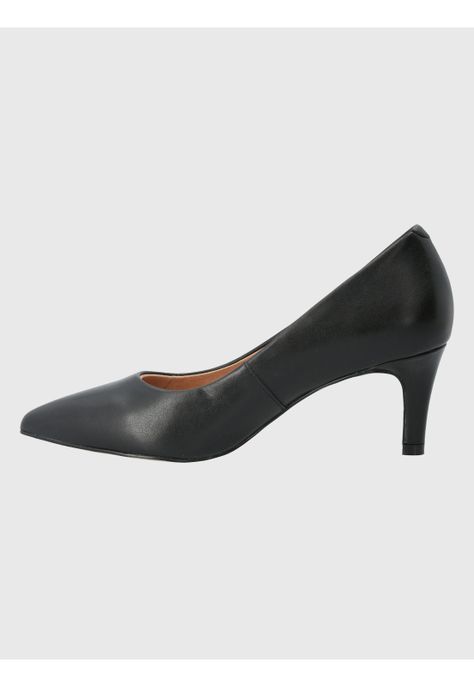 Zapato Cuero Negro Mujer Arosa -4