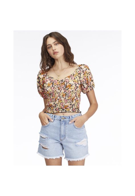 Blusa M/C Get Along J Kttp Naranjo Mujer-0
