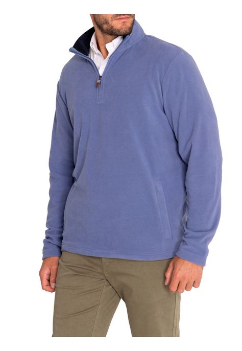 Polar Fibras Recicladas Hombre Peter Azul-5