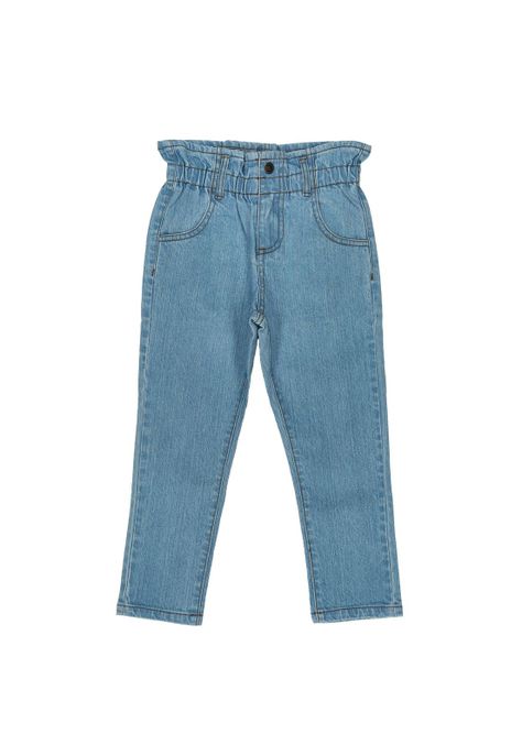 Jeans Niña Paperbag Repollo Denim-0