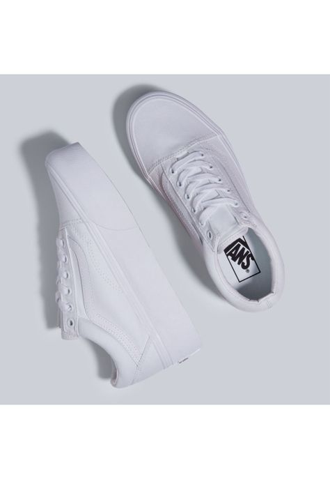 Zapatilla Unisex Ua Old Skool Stackform True White-1