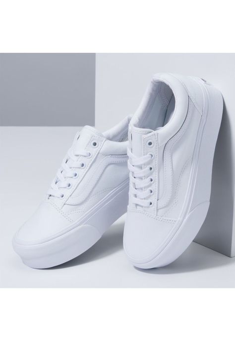 Zapatilla Unisex Ua Old Skool Stackform True White-3