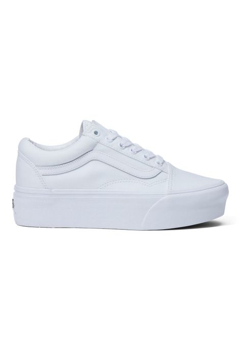 Zapatilla Unisex Ua Old Skool Stackform True White-4
