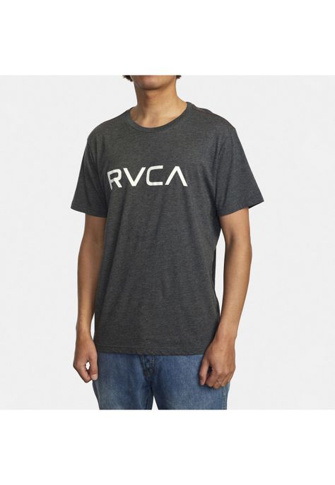 Polera M/C Hombre Big Rvca Ss M Tees B Gris Oscuro-3