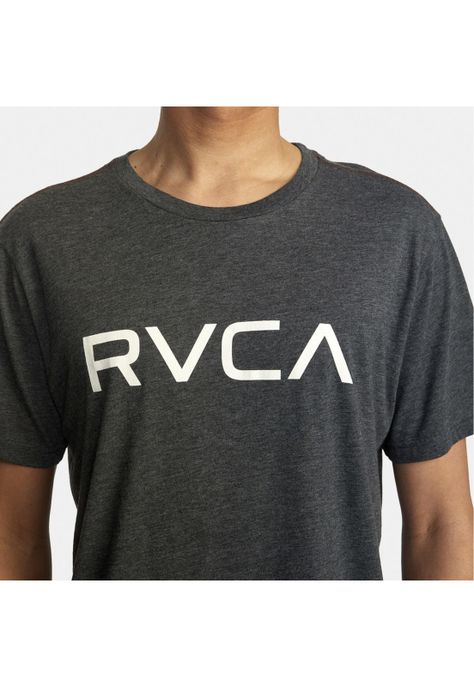Polera M/C Hombre Big Rvca Ss M Tees B Gris Oscuro-6