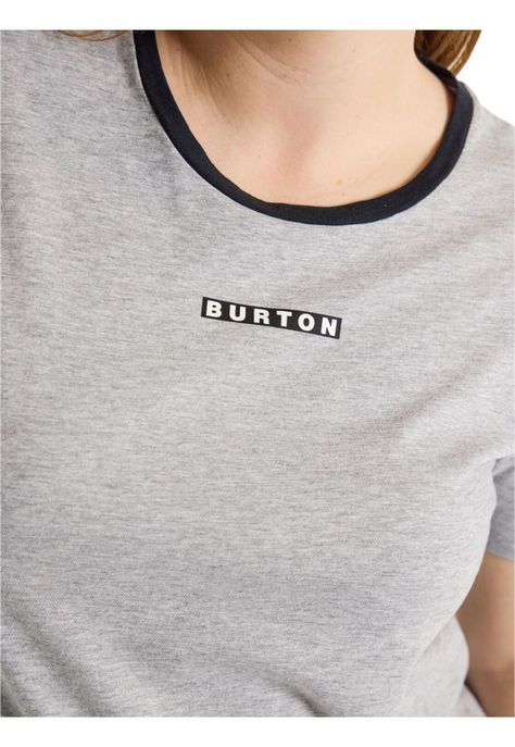 Polera Manga Corta Mujer Vault Gris-4