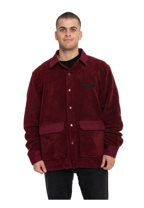 Polar Casual Hombre Sherpa Jacket Rojo-0