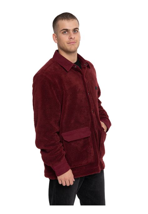 Polar Casual Hombre Sherpa Jacket Rojo-1