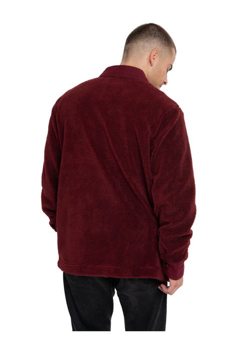 Polar Casual Hombre Sherpa Jacket Rojo-3