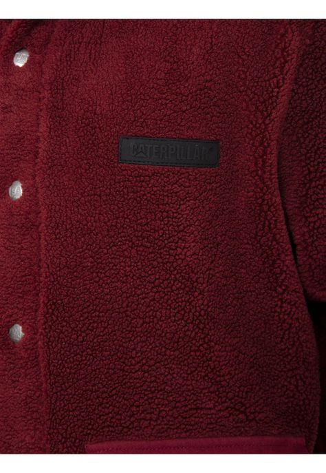Polar Casual Hombre Sherpa Jacket Rojo-4