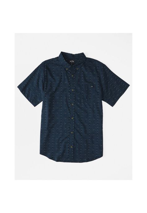 Camisa Sundays Mini Ss T Wv Azul Niño-0