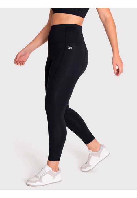 Calza 7/8 Mujer Ankle Irene Negra-1