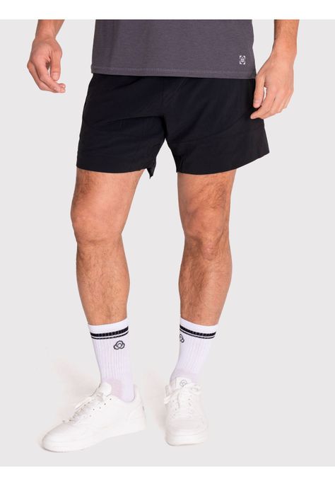 Short deportivo Hombre 2-en-1 Negro-0
