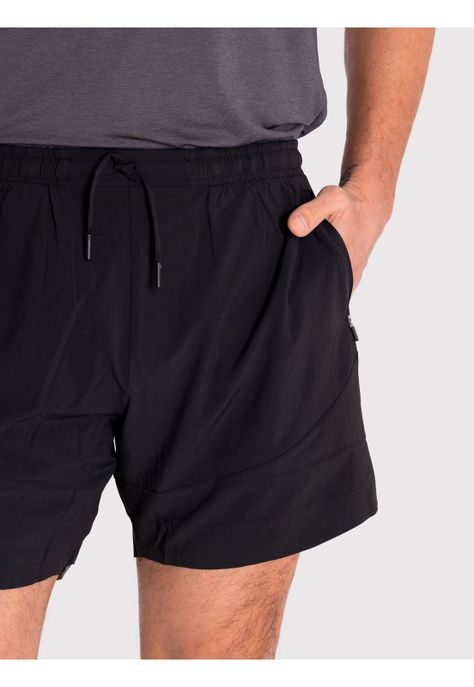 Short deportivo Hombre 2-en-1 Negro-1