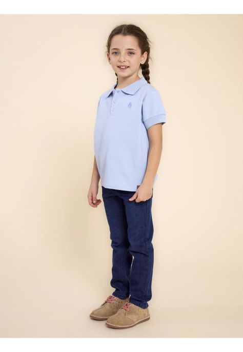 Polera Niña Springboks Celeste-1