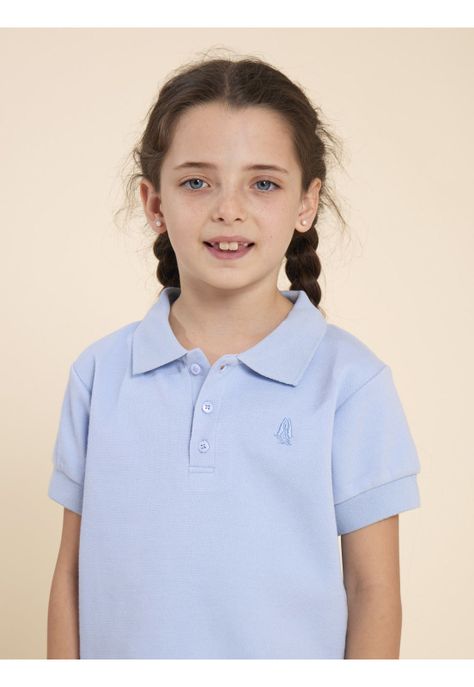 Polera Niña Springboks Celeste-3