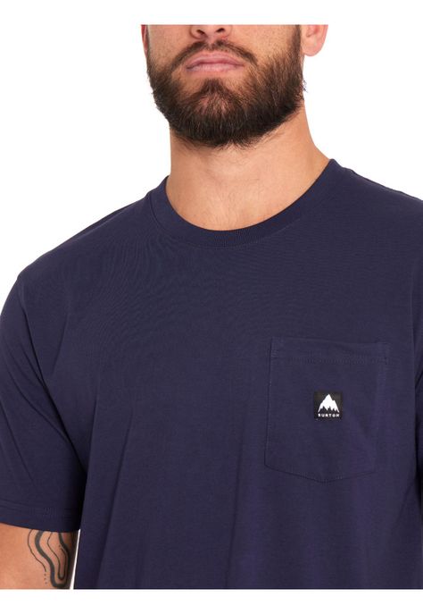 Polera Manga Corta Hombre Azul-0