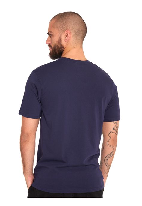 Polera Manga Corta Hombre Azul-1